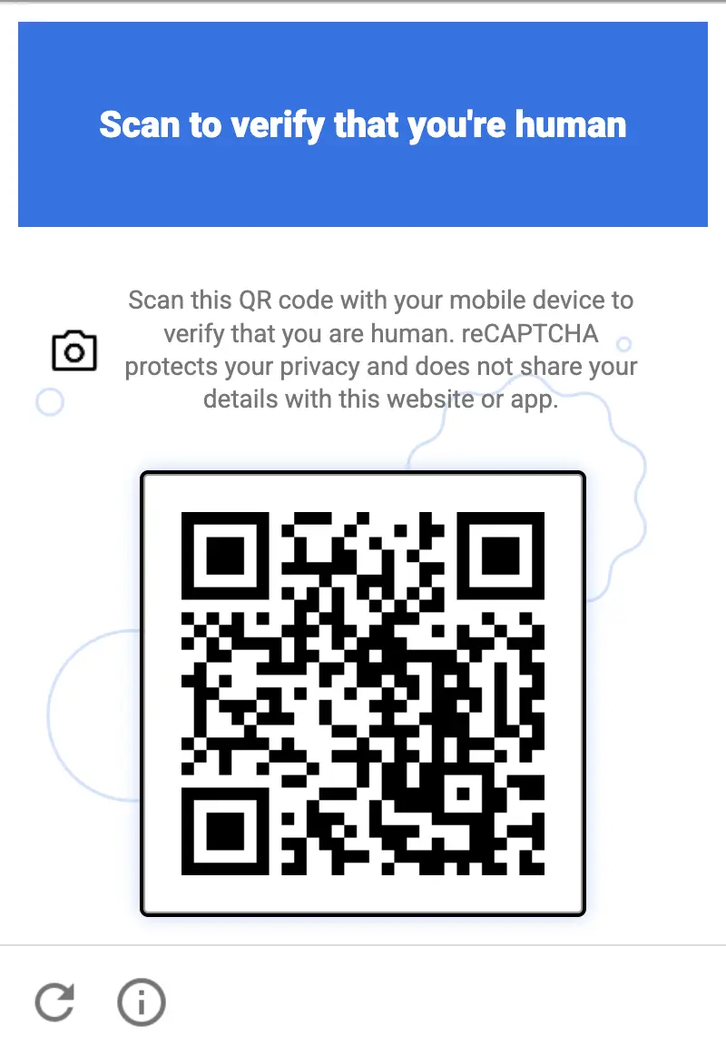 New Recaptcha QR code challenge is natively supported by Anti-Captcha